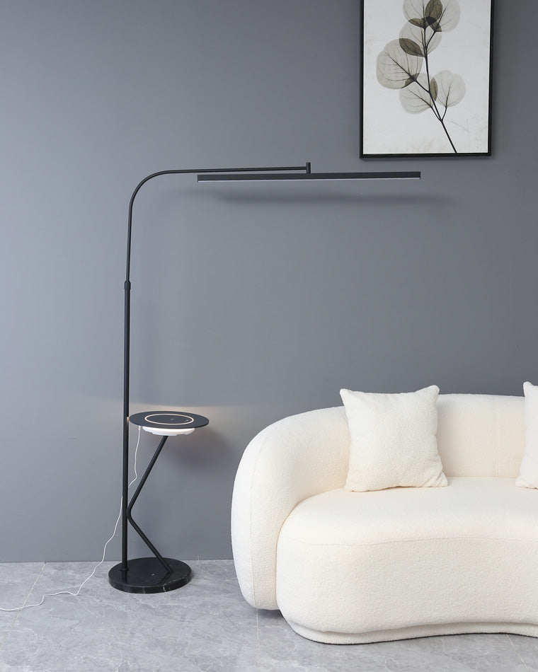 Diff Linear Reading Floor Lamp with Charging Tray-DF7061