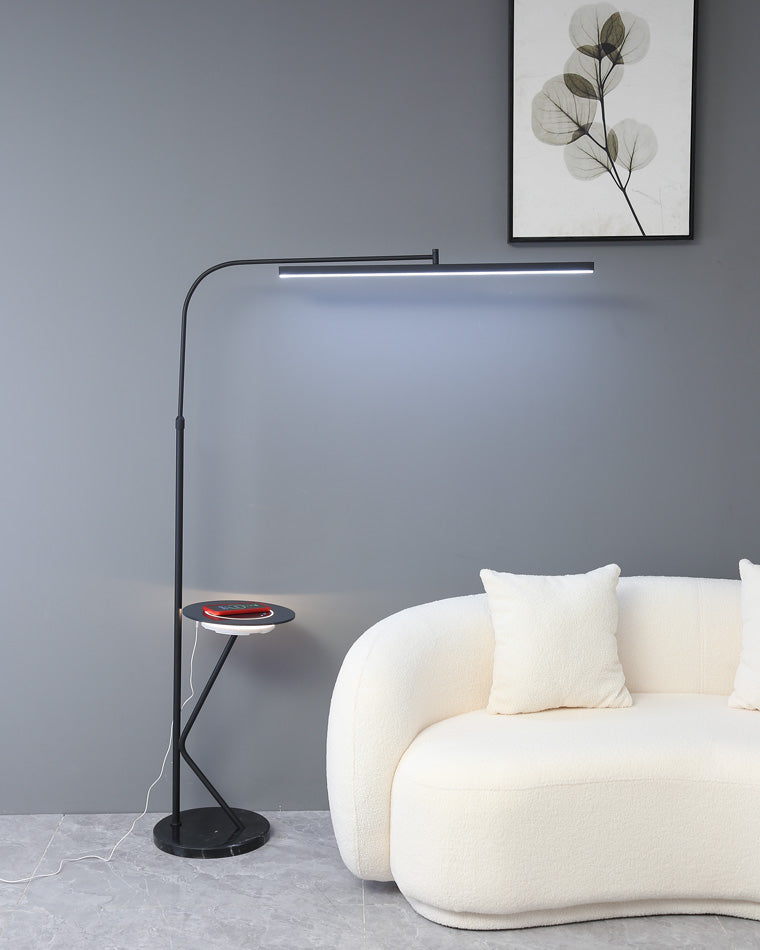 Diff Linear Reading Floor Lamp with Charging Tray-DF7061
