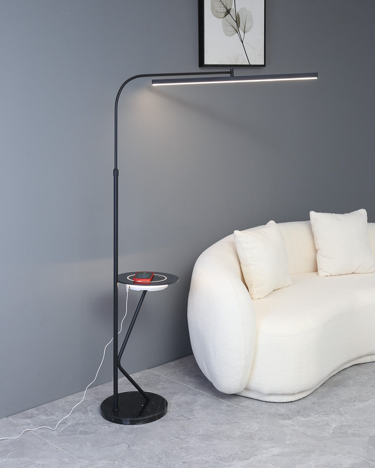 Diff Linear Reading Floor Lamp with Charging Tray-DF7061
