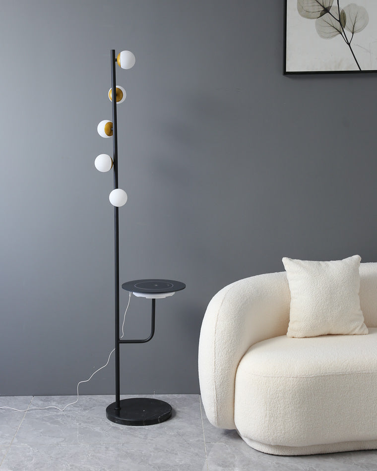 Diff Bubble Dimmable Floor Lamp with Charging Tray-DF7062