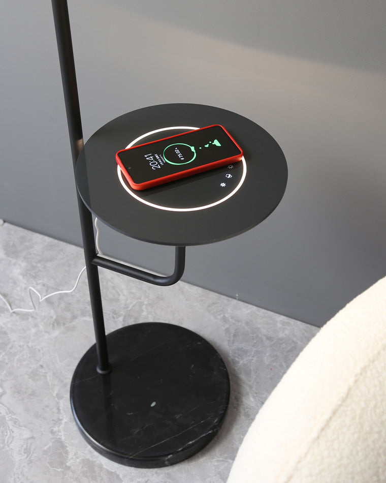 Diff Bubble Dimmable Floor Lamp with Charging Tray-DF7062