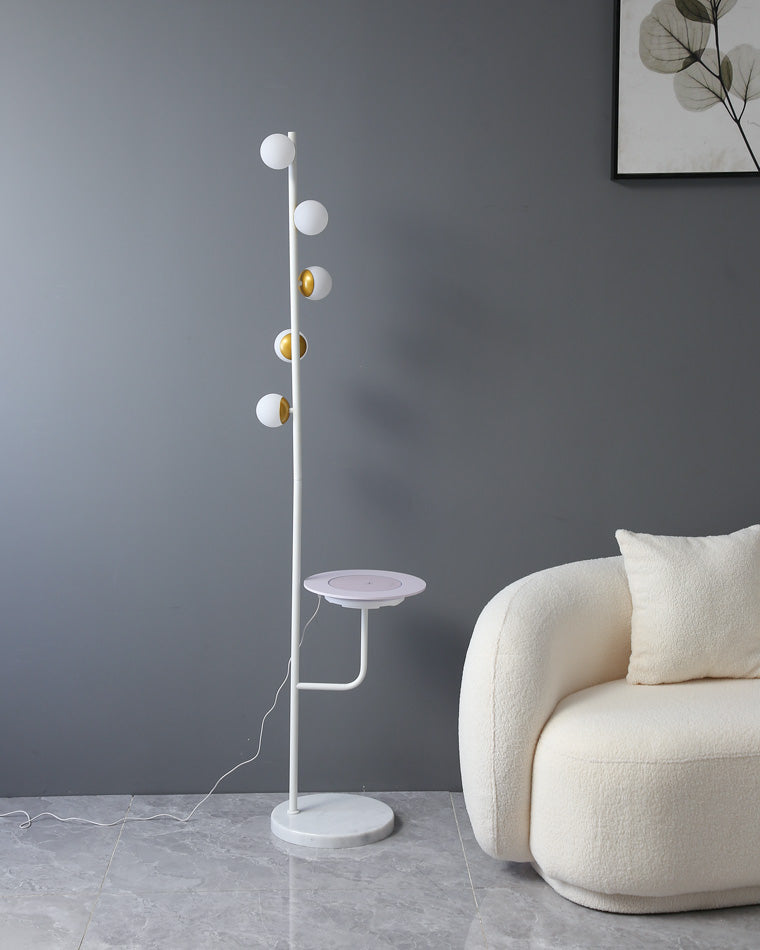 Diff Bubble Dimmable Floor Lamp with Charging Tray-DF7062