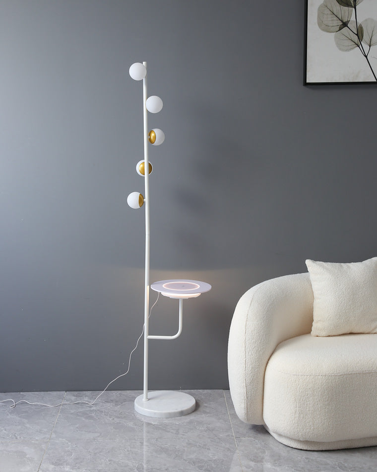 Diff Bubble Dimmable Floor Lamp with Charging Tray-DF7062