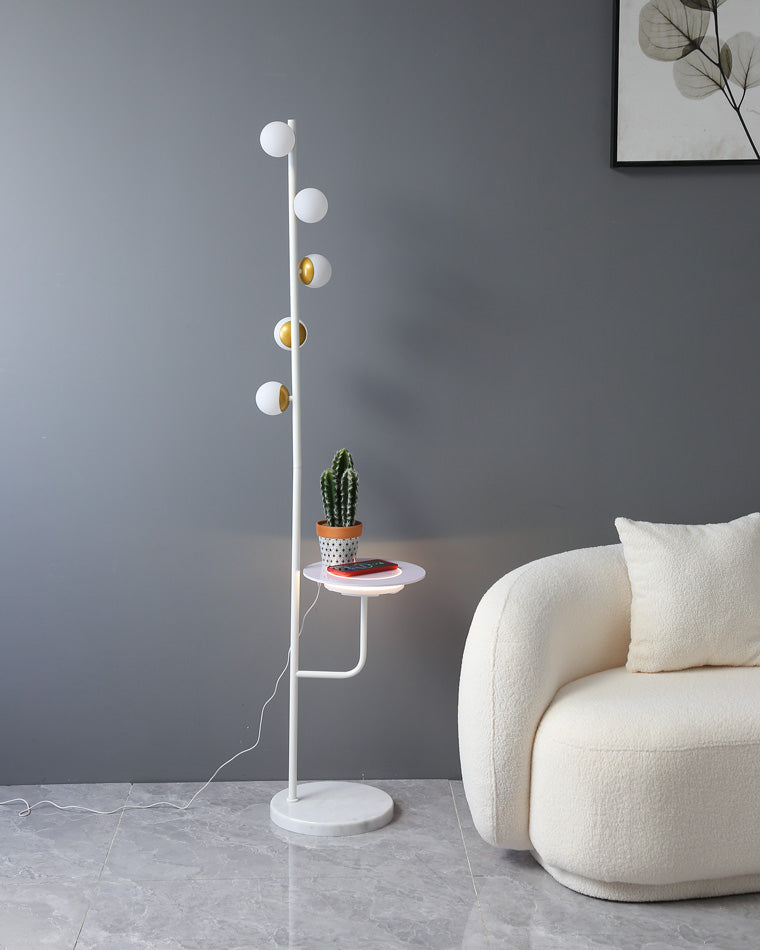 Diff Bubble Dimmable Floor Lamp with Charging Tray-DF7062