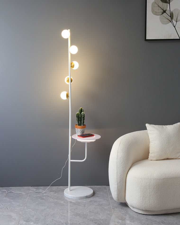 Diff Bubble Dimmable Floor Lamp with Charging Tray-DF7062