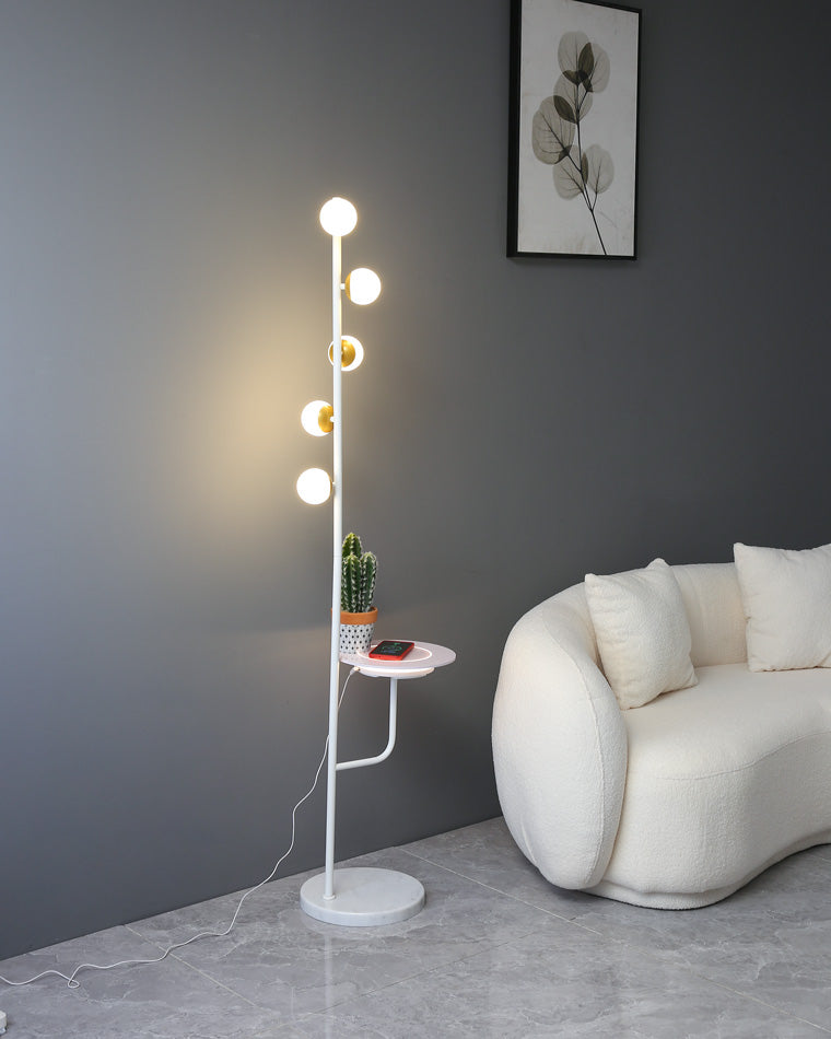 Diff Bubble Dimmable Floor Lamp with Charging Tray-DF7062