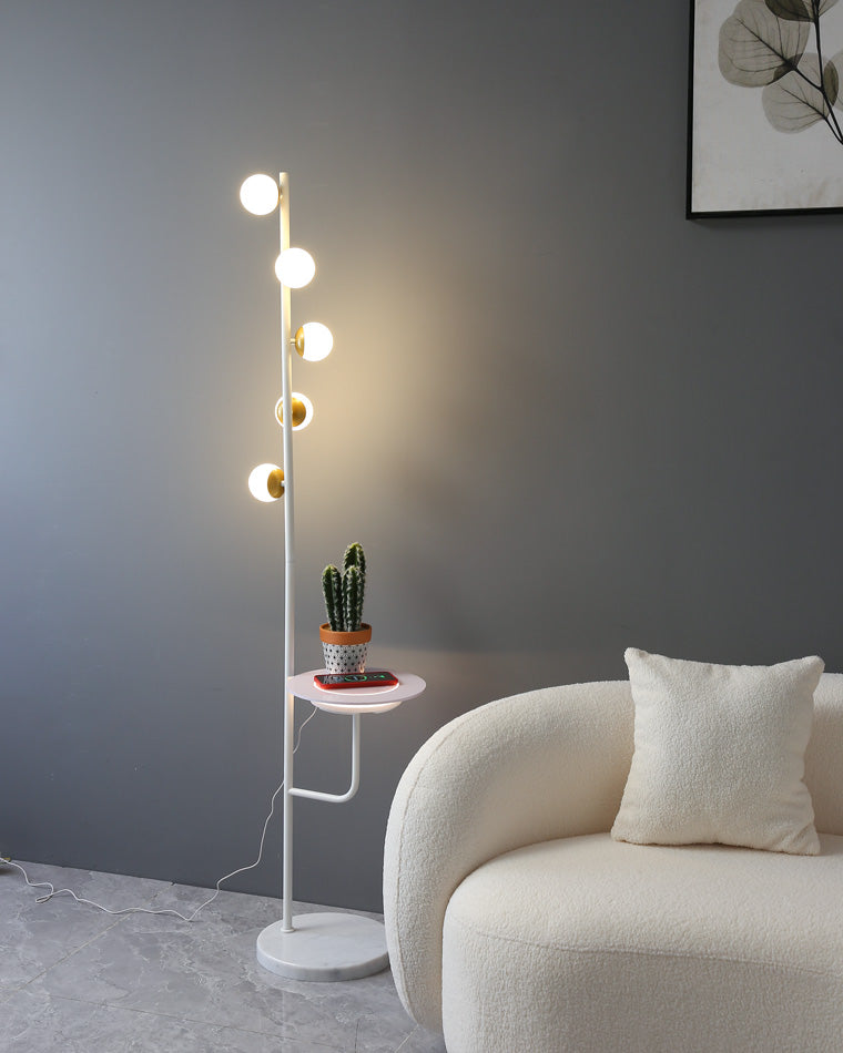 Diff Bubble Dimmable Floor Lamp with Charging Tray-DF7062