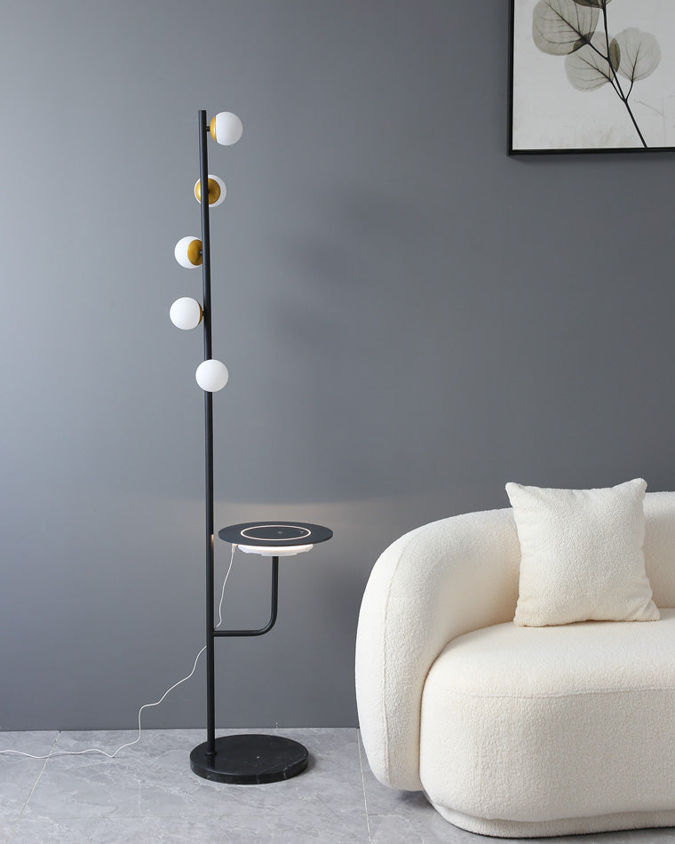 Diff Bubble Dimmable Floor Lamp with Charging Tray-DF7062