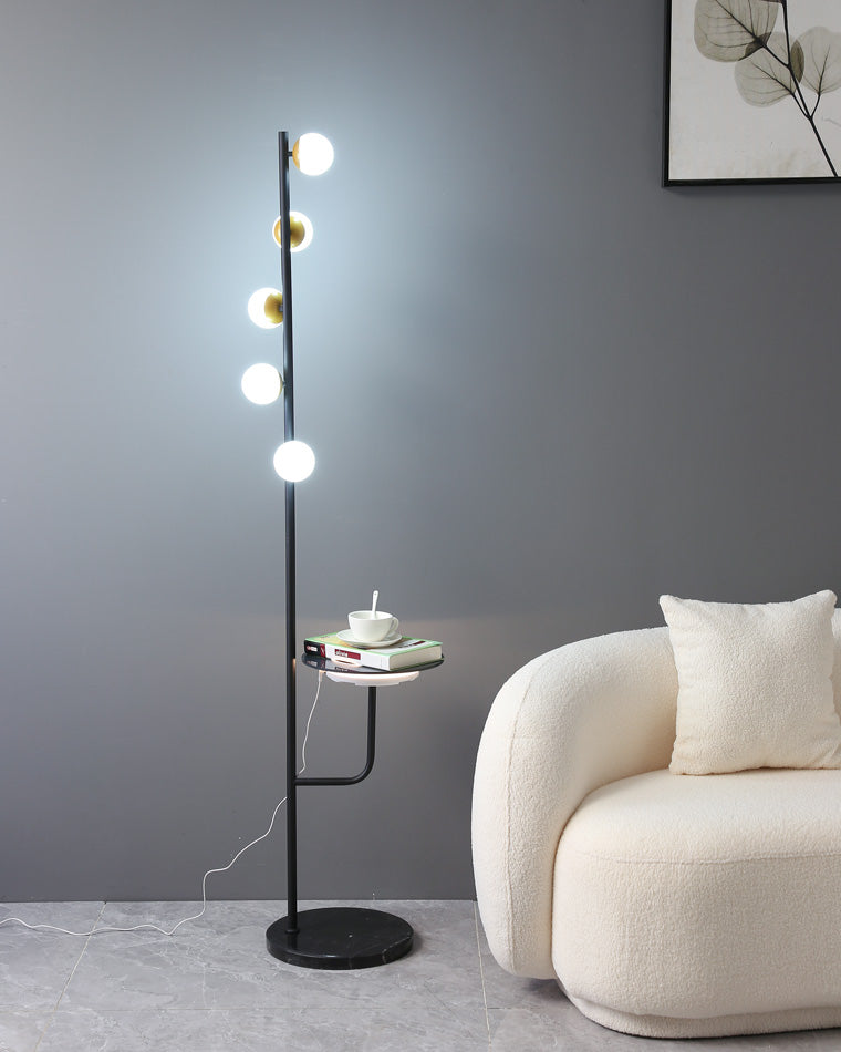 Diff Bubble Dimmable Floor Lamp with Charging Tray-DF7062