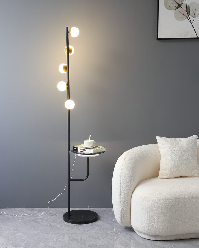 Diff Bubble Dimmable Floor Lamp with Charging Tray-DF7062