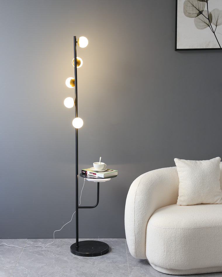 Diff Bubble Dimmable Floor Lamp with Charging Tray-DF7062