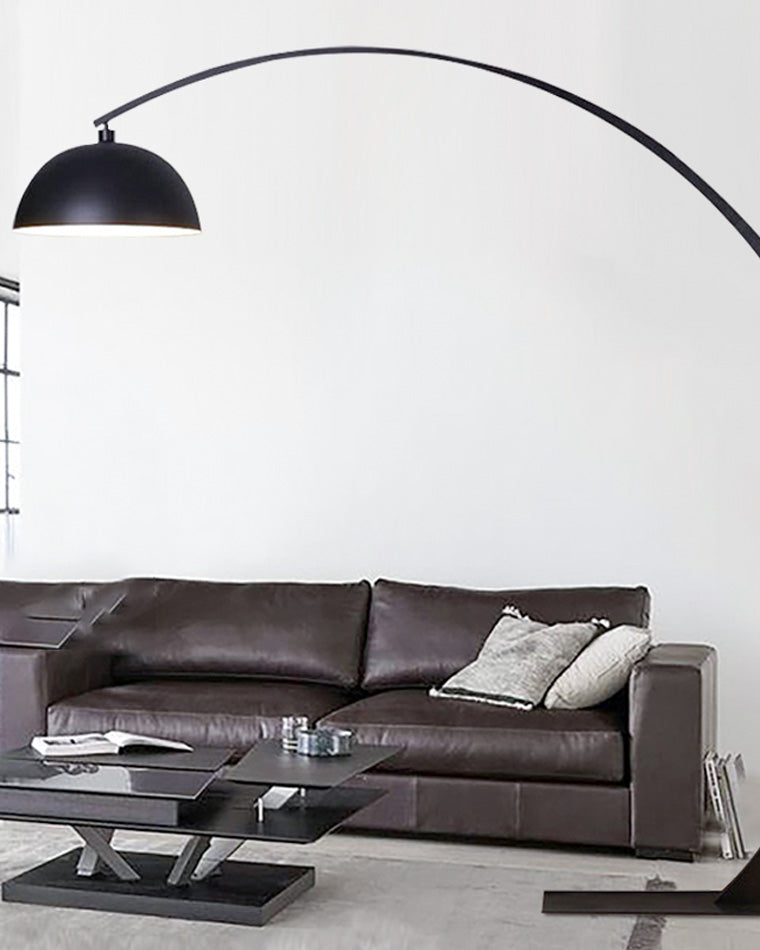 Diff Dome Arc Floor Lamp over Couch-DF7063