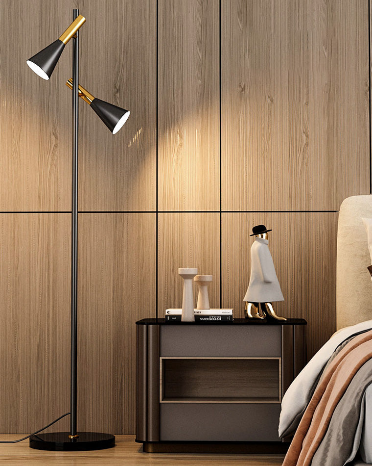 Diff 2-bulb Adjustable Pole Floor Lamp-DF7067