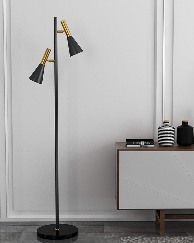 Diff 2-bulb Adjustable Pole Floor Lamp-DF7067