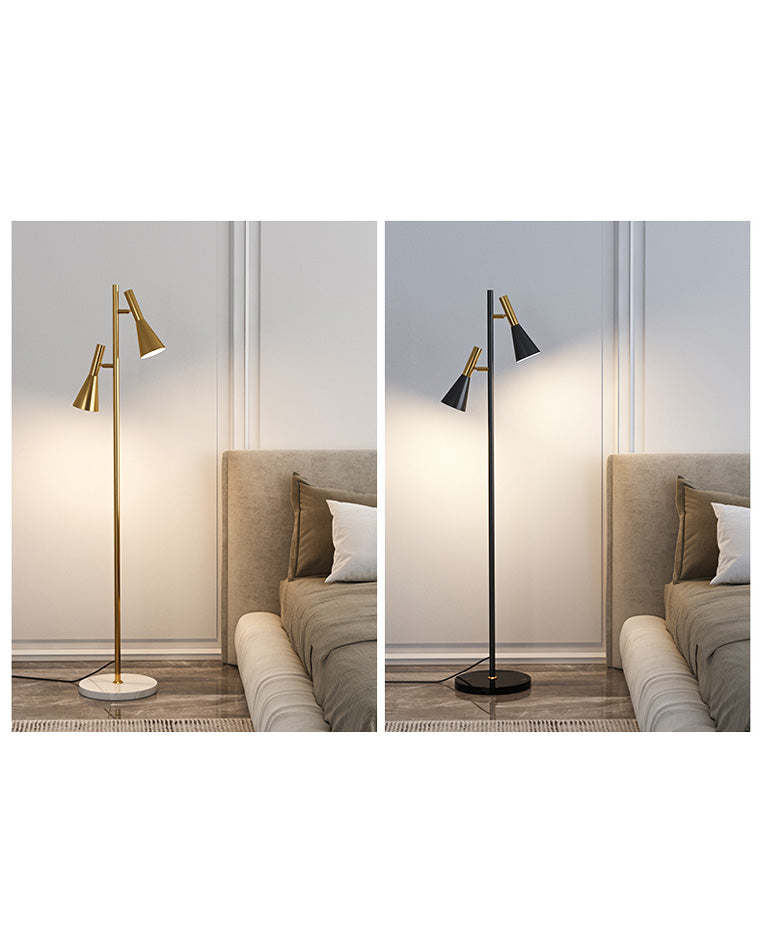 Diff 2-bulb Adjustable Pole Floor Lamp-DF7067