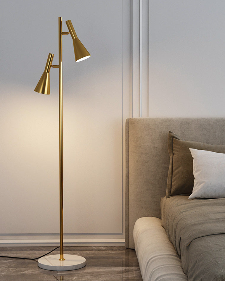 Diff 2-bulb Adjustable Pole Floor Lamp-DF7067
