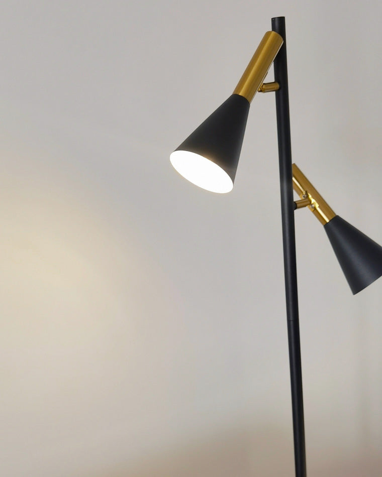 Diff 2-bulb Adjustable Pole Floor Lamp-DF7067