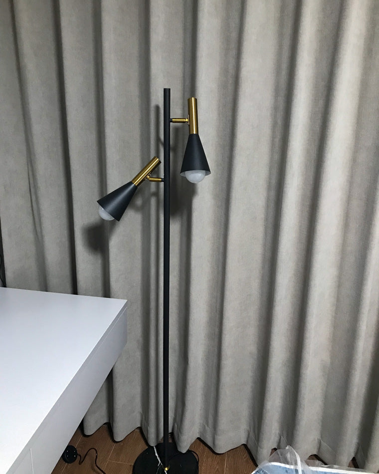 Diff 2-bulb Adjustable Pole Floor Lamp-DF7067