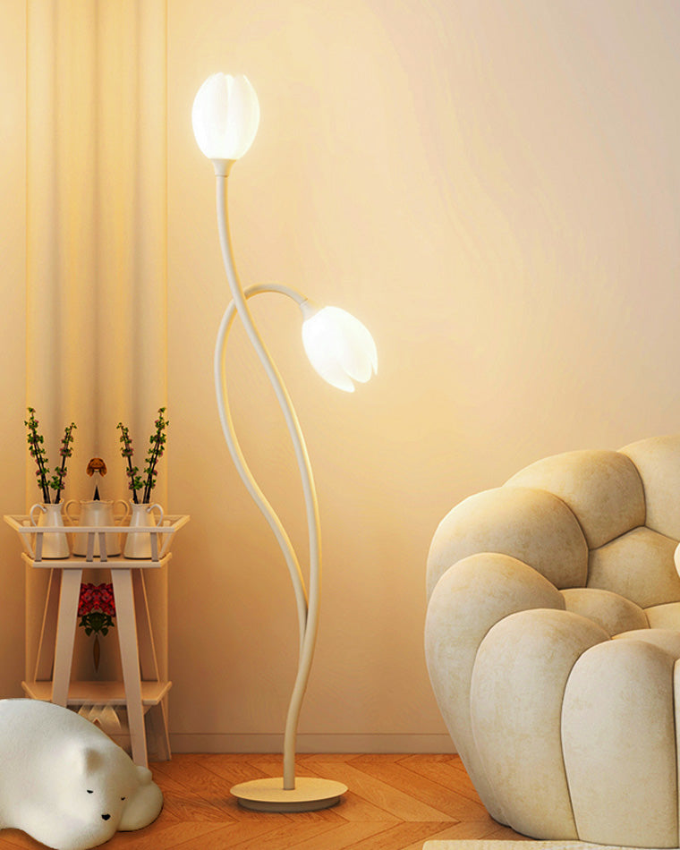 Diff 2-bulb Flower Floor Lamp-DF7070