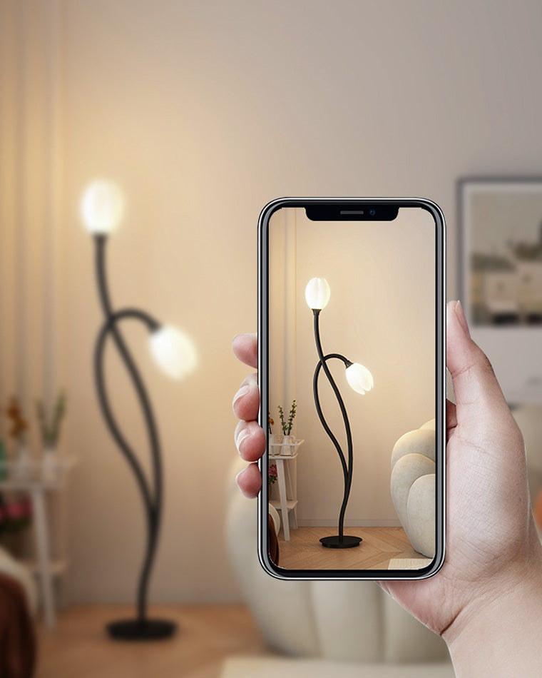 Diff 2-bulb Flower Floor Lamp-DF7070