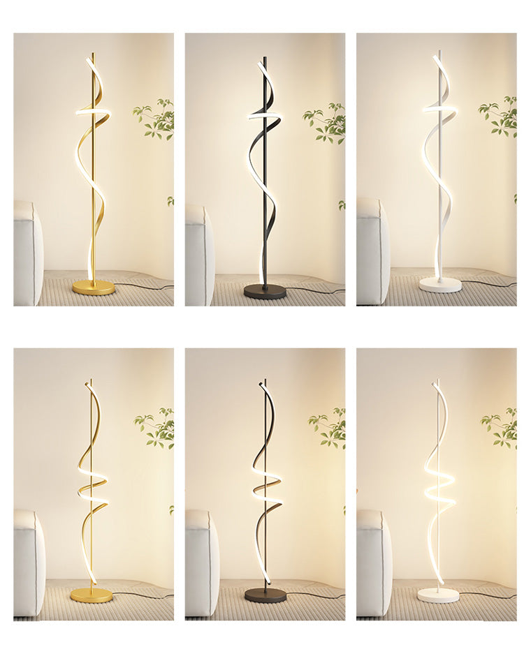Diff Dimmable Spiral Floor Lamp-DF7073