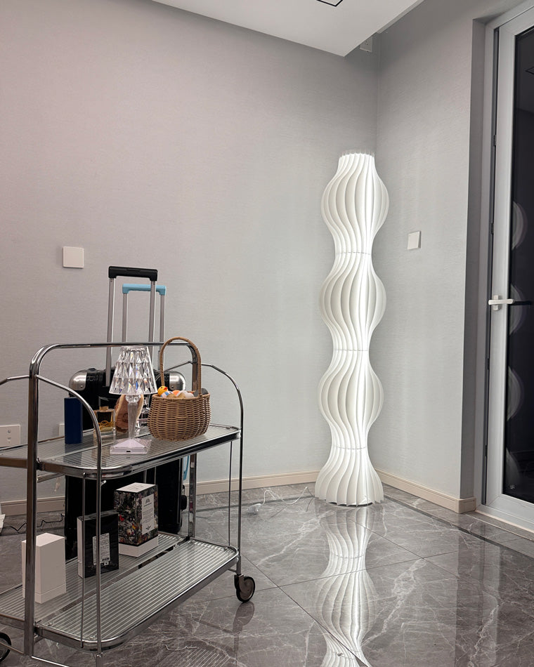 Diff Wavy Column Floor Lamp with Hue Dimmer-DF7074