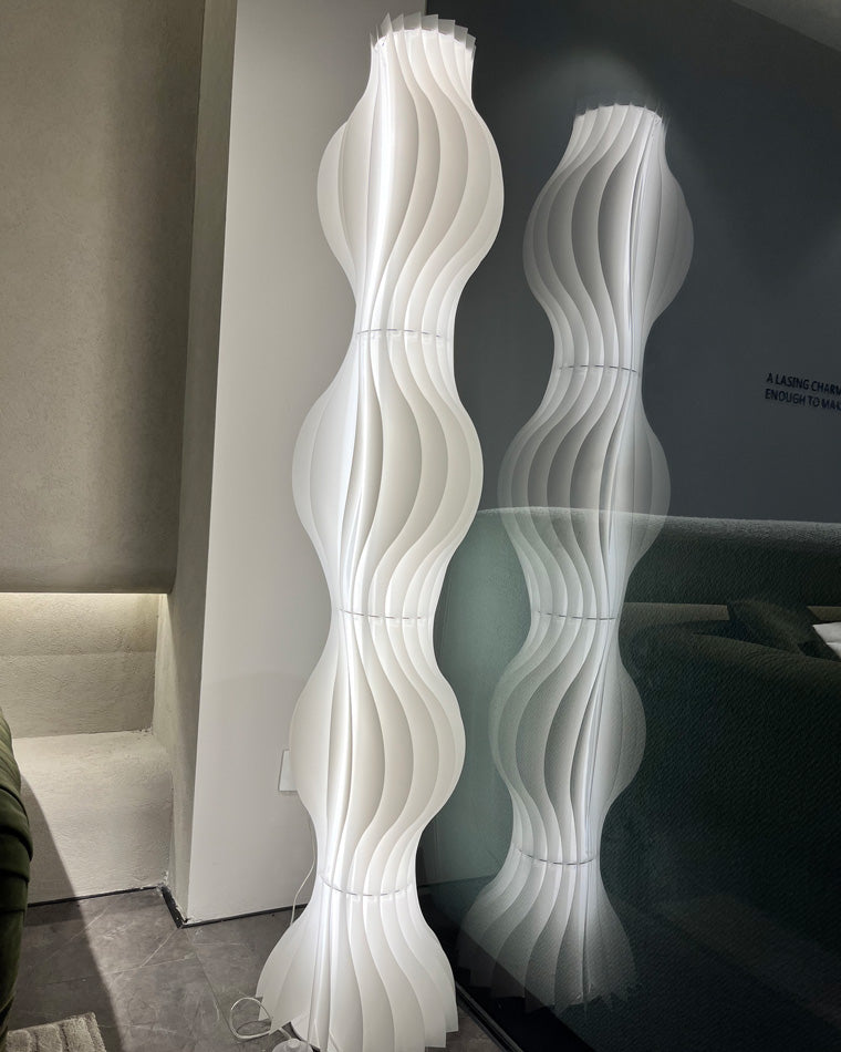 Diff Wavy Column Floor Lamp with Hue Dimmer-DF7074