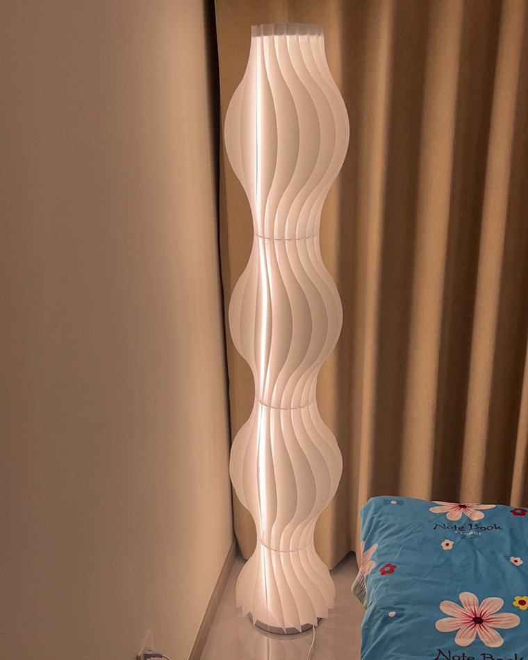 Diff Wavy Column Floor Lamp with Hue Dimmer-DF7074