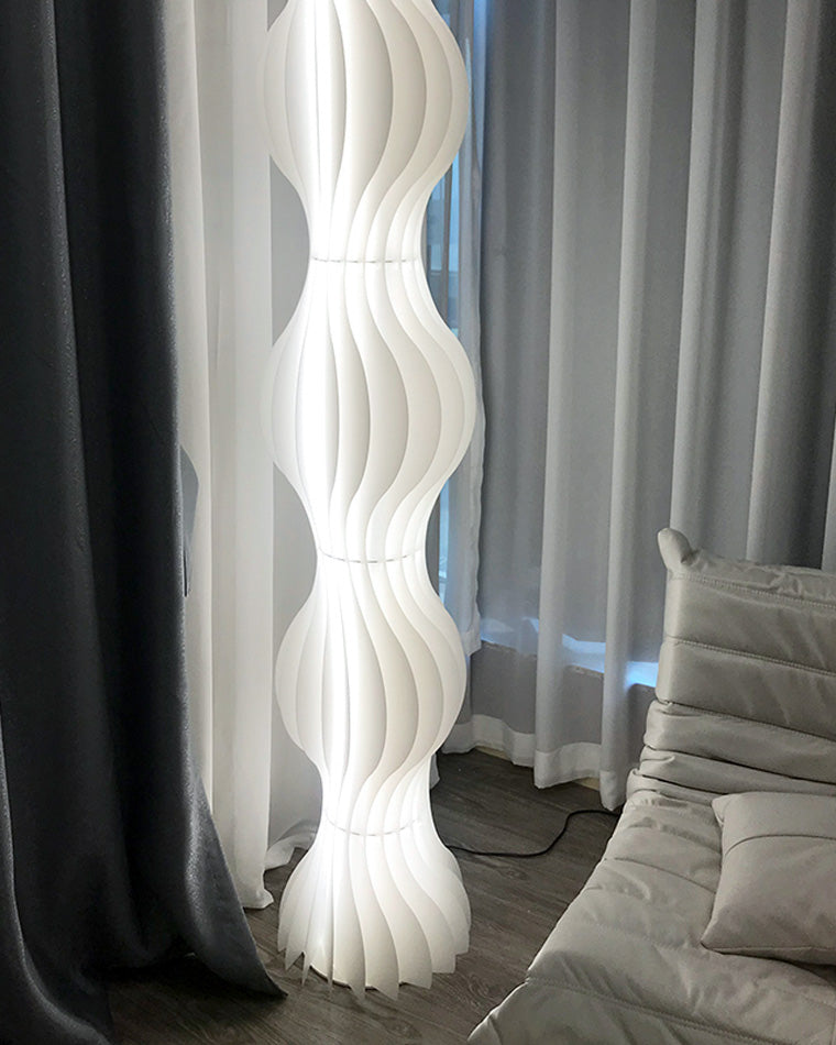 Diff Wavy Column Floor Lamp with Hue Dimmer-DF7074