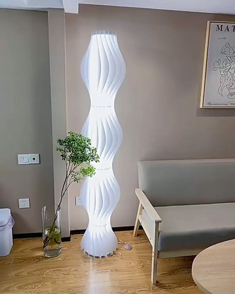 Diff Wavy Column Floor Lamp with Hue Dimmer-DF7074