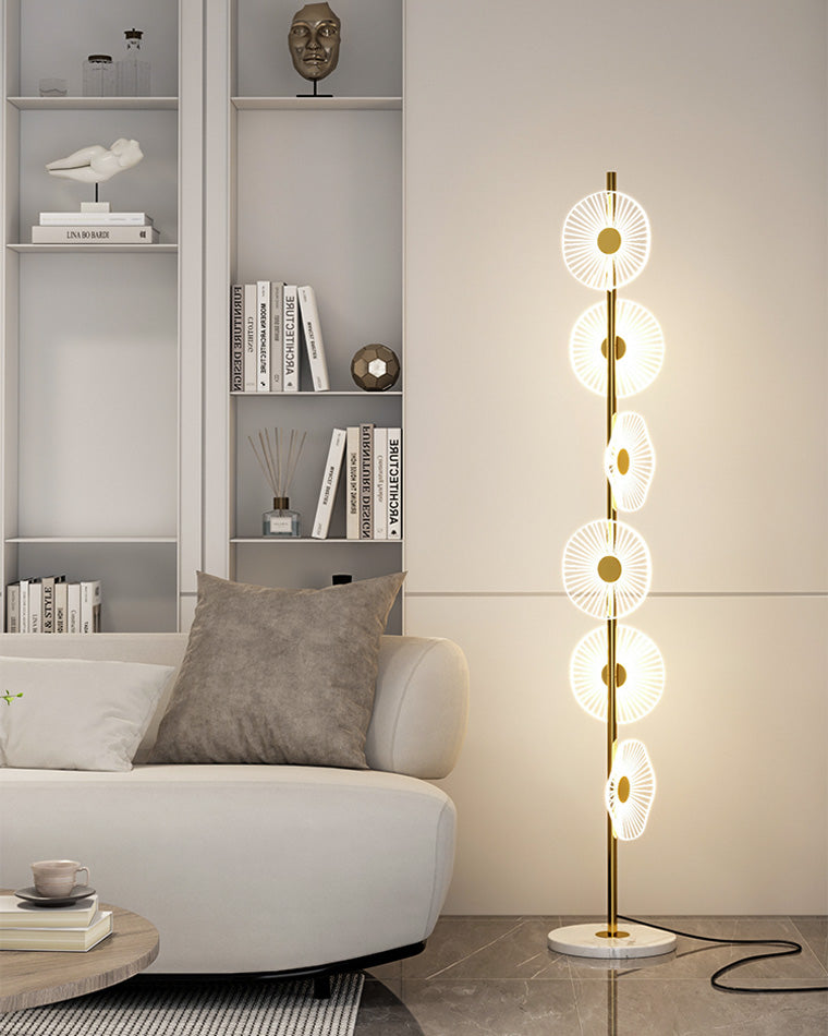 Diff Multi-light Dimmable Floor Lamp with Remote-DF7075
