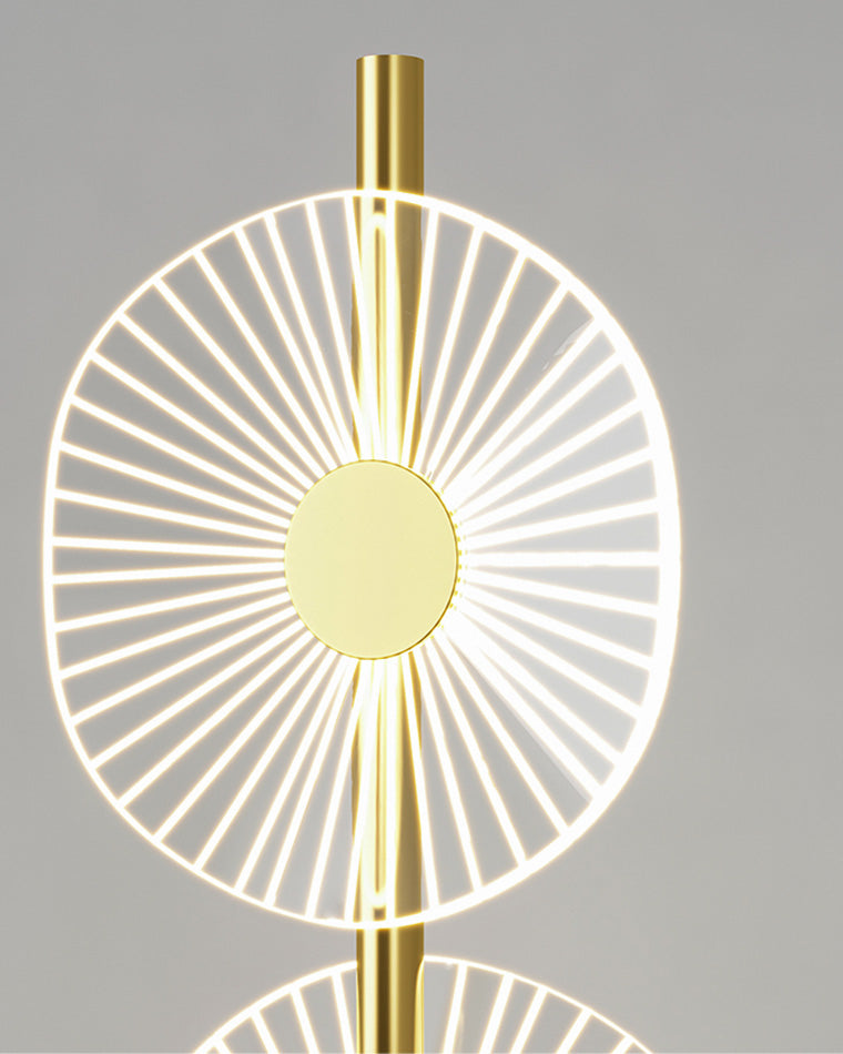 Diff Multi-light Dimmable Floor Lamp with Remote-DF7075