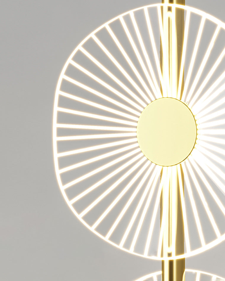 Diff Multi-light Dimmable Floor Lamp with Remote-DF7075