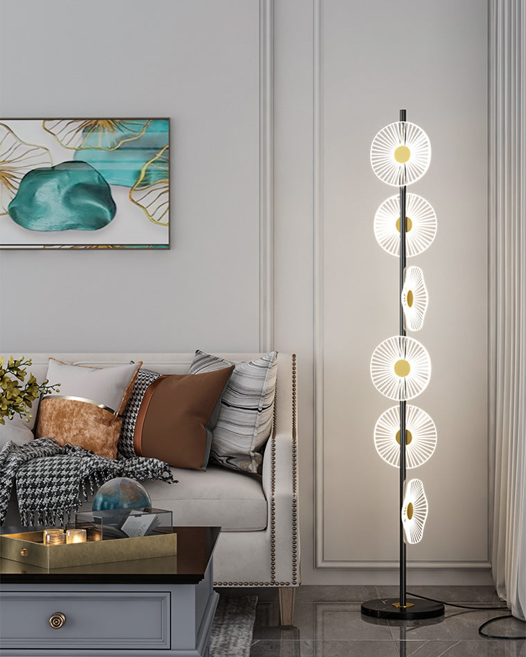 Diff Multi-light Dimmable Floor Lamp with Remote-DF7075