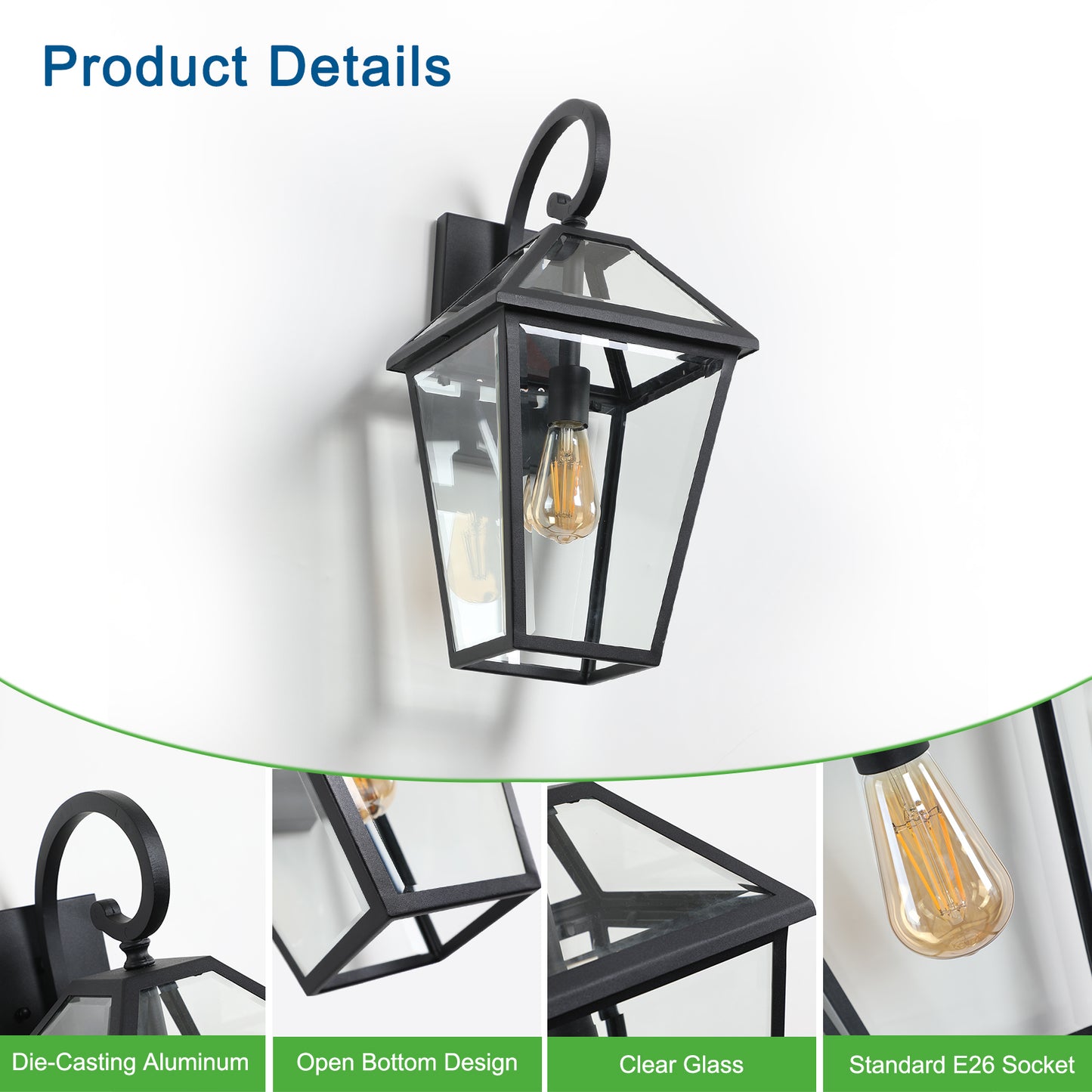 Modern Outdoor Waterproof Wall Lamp-DG2042