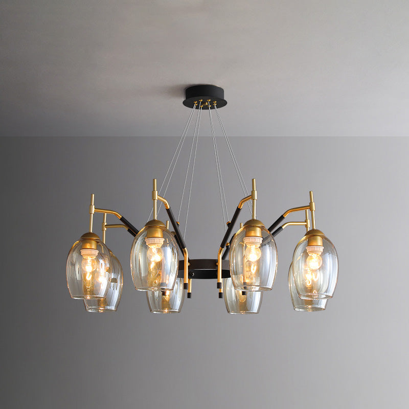 Diff Glass Bell Chandelier-DF2260