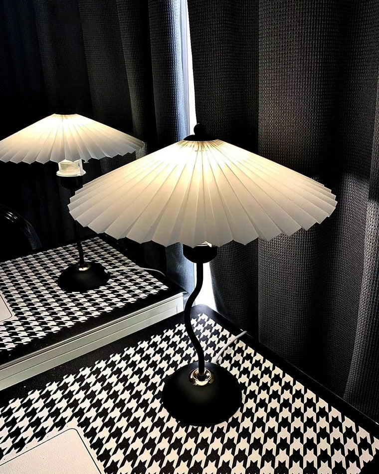 Diff Wavy Pleated Table Lamp-DF8001