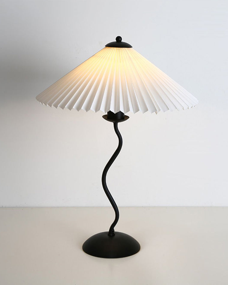 Diff Wavy Pleated Table Lamp-DF8001