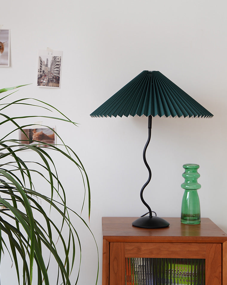 Diff Wavy Pleated Table Lamp-DF8001