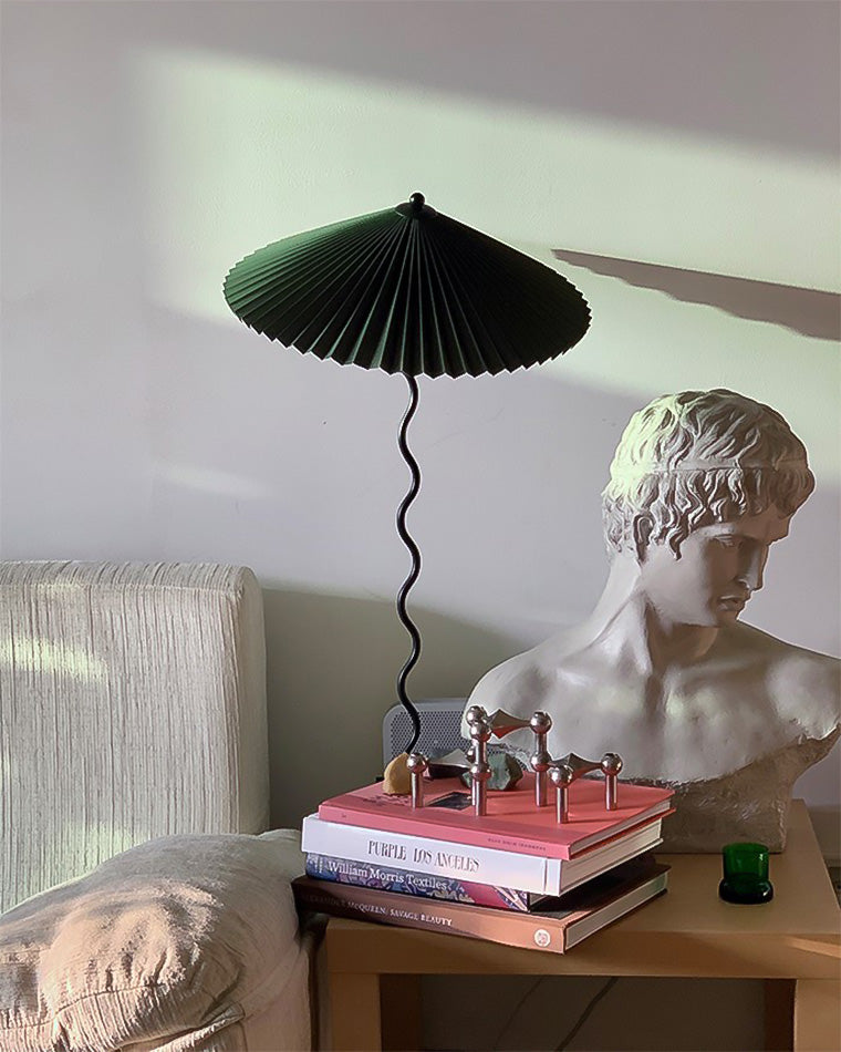 Diff Wavy Pleated Table Lamp-DF8001