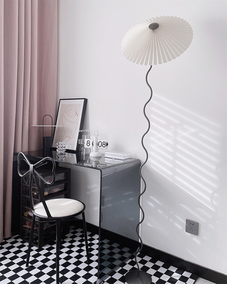 Diff Wavy Pleated Table Lamp-DF8001