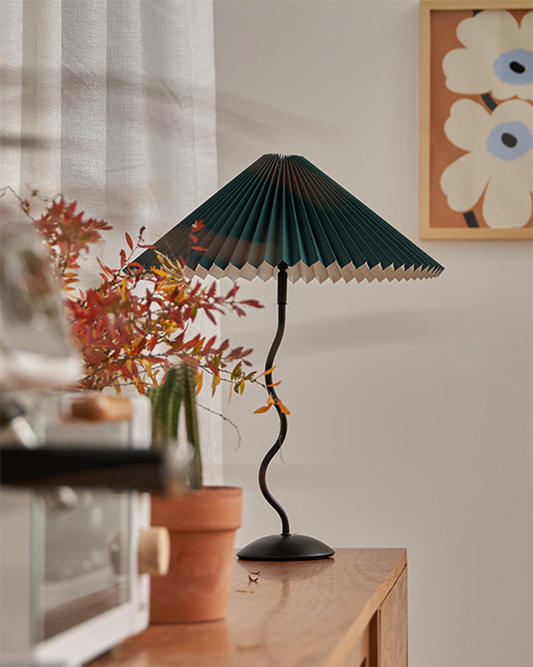 Diff Wavy Pleated Table Lamp-DF8001