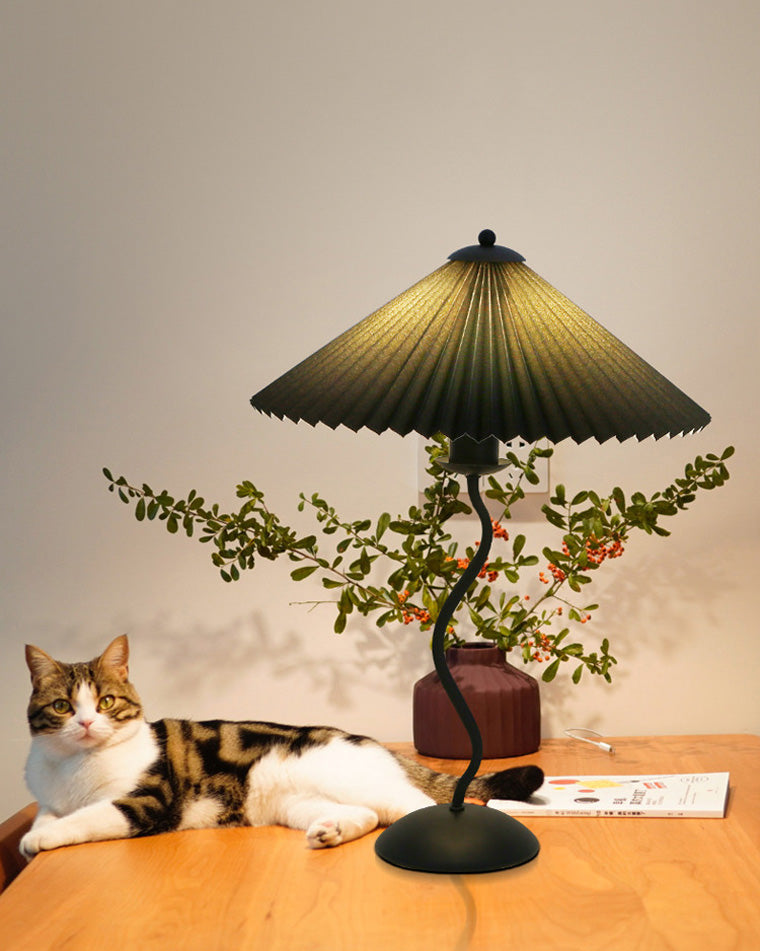 Diff Wavy Pleated Table Lamp-DF8001
