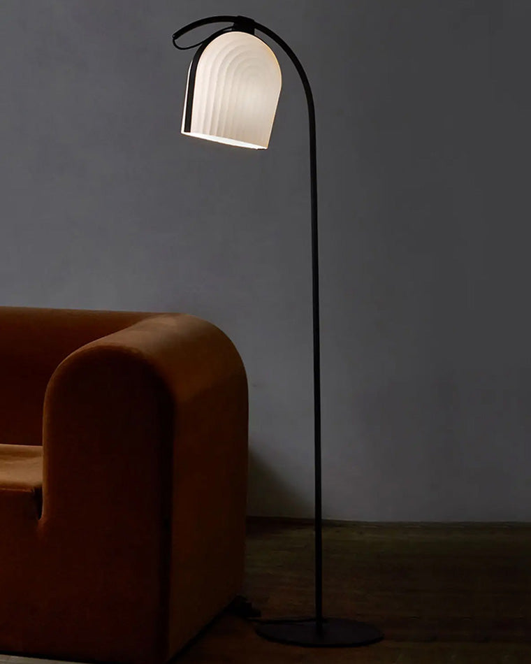 Diff Pleated Arc Floor Lamp for Reading-DF7033