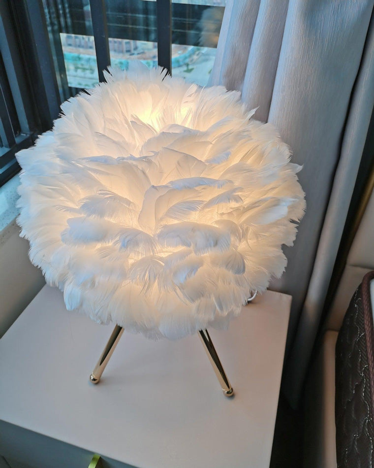Diff Feather Tripod Table Lamp-DF8014