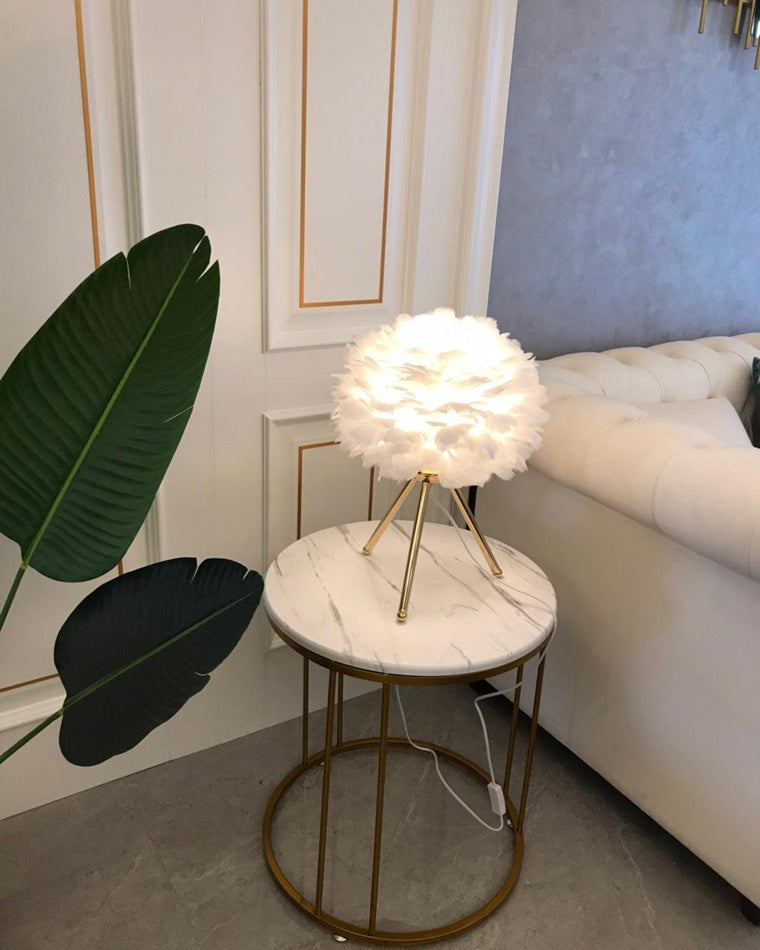 Diff Feather Tripod Table Lamp-DF8014
