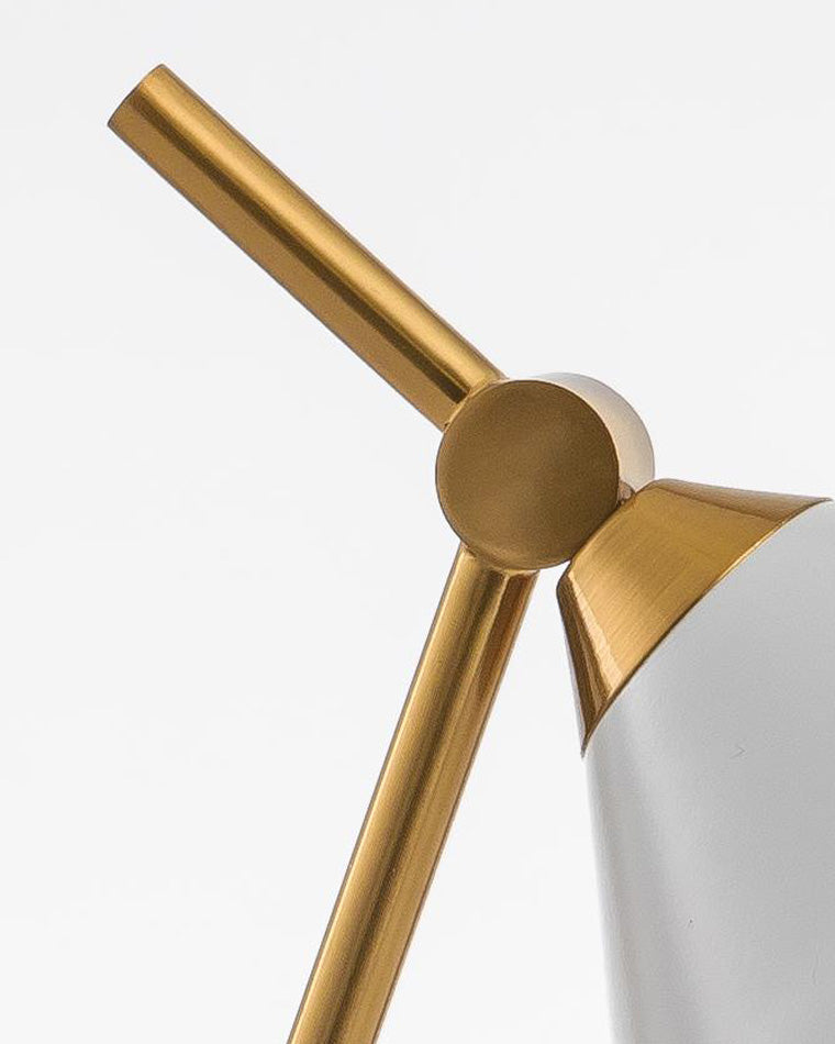 Diff Unique Cone Articulating Marble Desk Lamp-DF8031