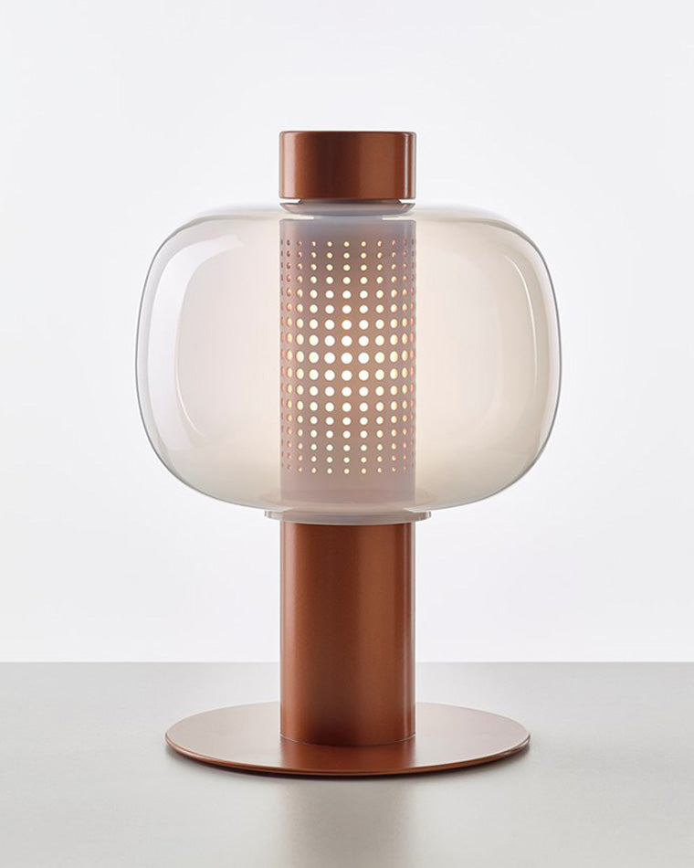 Diff Beautiful Cylinder Glass Table Lamp-DF8032