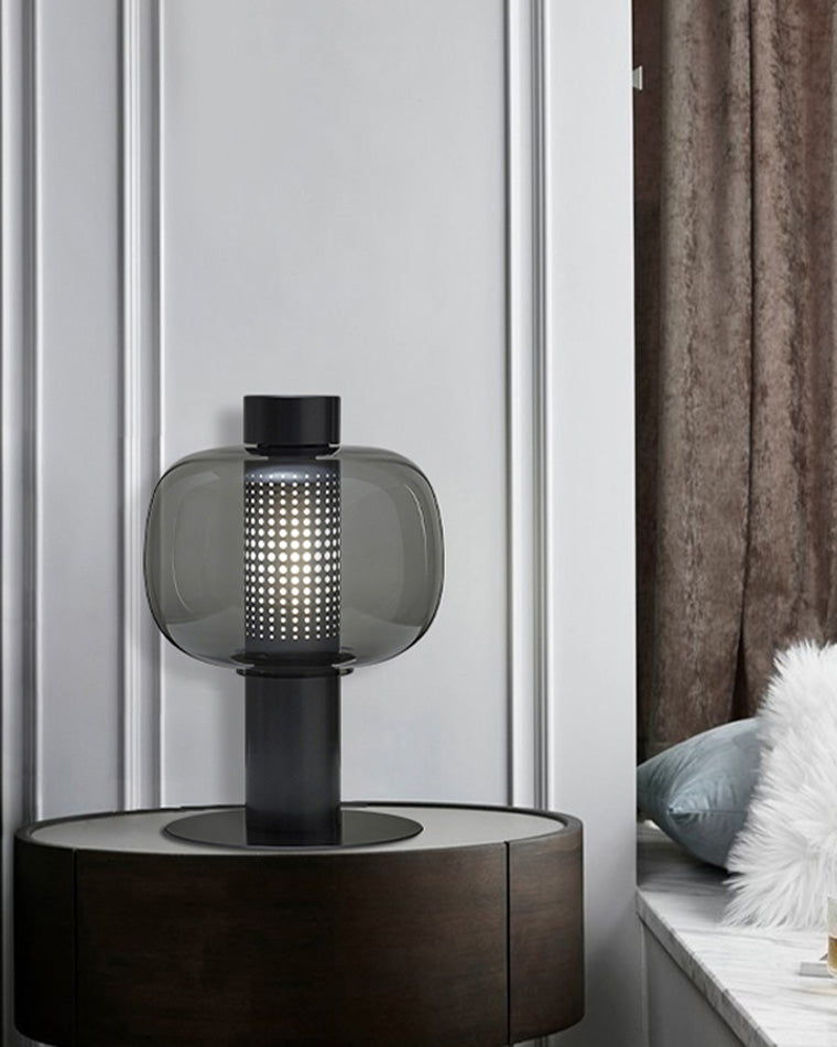 Diff Beautiful Cylinder Glass Table Lamp-DF8032