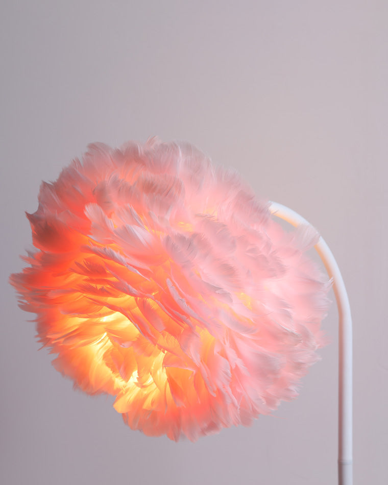 Diff Dimmable Flexible Feather Night Lamp with Wireless Charger-DF8045